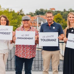 
Wünsche zur Eröffnung des G1.
(Foto: Christin Gerstner)