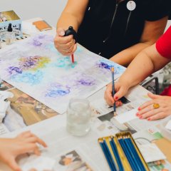 
Das Künstlerquartier kann im Atelier kreativ sein.
(Foto: Christin Gerstner)
