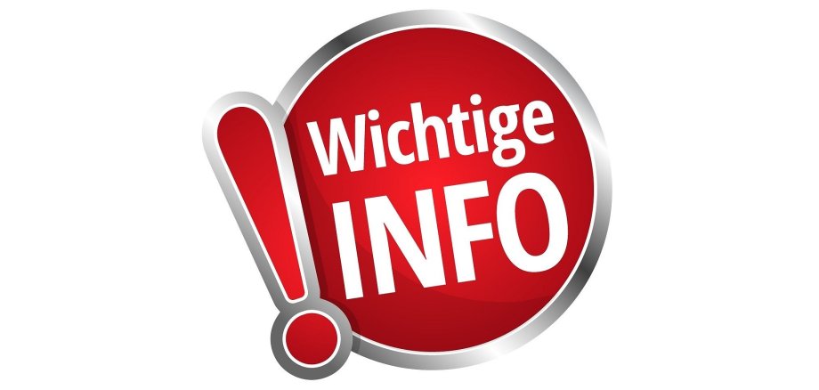 Button mit wichtige Info